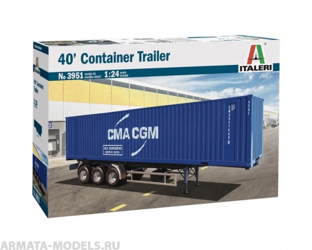 3951ИТ 40' Container trailer Italeri