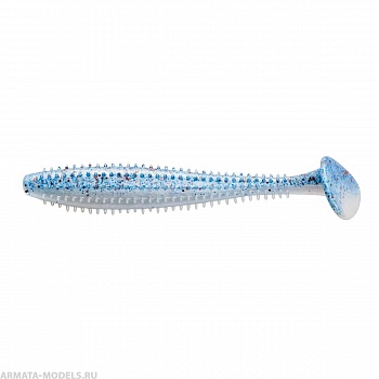 Виброхвост Shaggy 5,12"/13 см Blue Fish 5шт. (HS-18-052) Helios