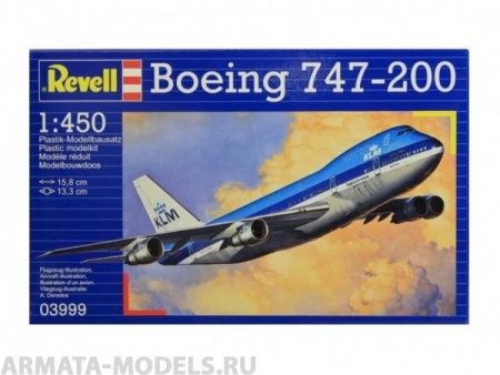 03999 Самолет Пассажирский Boeing 747-100 Revell 03999 Самолет Пассажирский Boeing 747-100 Revell