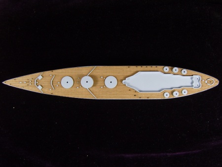 AW50022 Деревянная палуба для 1/600 HMS Nelson