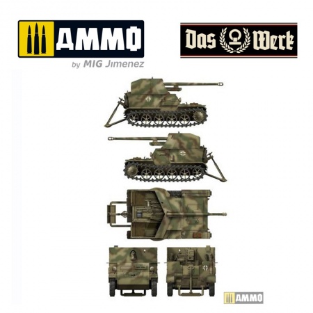 DW35017 Сборная модель Pz.Sfl. Ia 5cm Pak Das Werk
