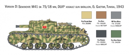 15768ИТ ITALIAN TANKS and Semoventi Italeri