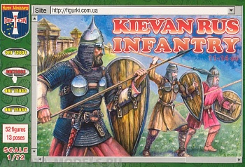 ORI72032 Фигуры Kievan Rus Infantry 11-14 cc 1/72