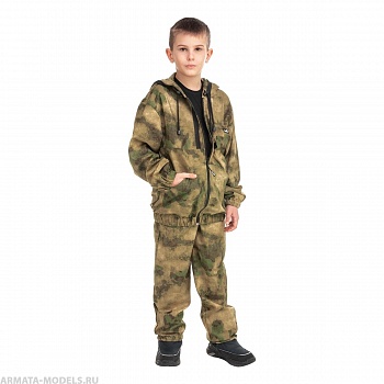 Костюм Горизонт (рип-стоп, сорочка) цв. Мох р.40-42/152-158 (T-KS-GR-M-S) Helios