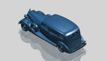 35535 Советский персональный автомобиль Packard Twelve (1936г) с фигурами лидеров (4 шт) ICM
