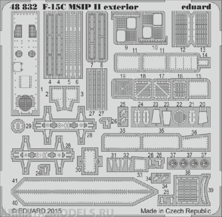 48832ED  F-15C MSIP II Exterior 1/48