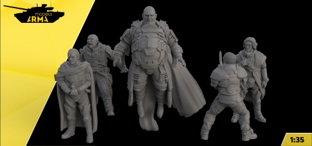 AM35936 Набор фигурок DUNE Герои 6шт Arma Models