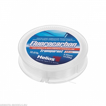 Леска FLUOROCARBON Transparent 0,45mm/30 (HS-FCT 45/30) Helios