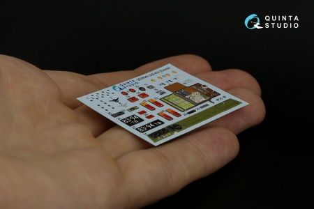 QD35040 3D Декаль интерьера кабины UAZ-452 (Zvezda)