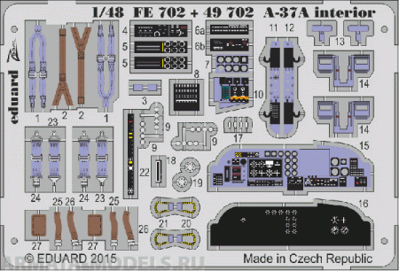 FE702ED  A-37A Interior SA 1/48