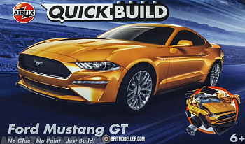 J6036 Сборная модель-конструктор  QUICKBUILD Ford Mustang GT