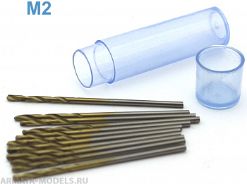 42573J Мини-сверло, HSS 6542 (M2), титановое покрытие, d 1,4 мм, 10 шт.