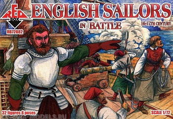RB72082 Фигуры English Sailors in Battle 16-17 century  RB72082 Фигуры English Sailors in Battle 16-17 century