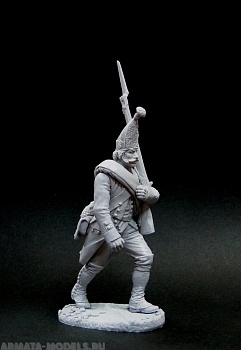 CHM-54222. Рядовой гренадерских полков и рот, Россия 1799 г. 54 мм. Материал - смола.