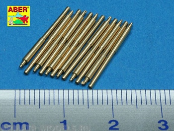 ABR-1:700-L-33  Дополнения для  Set of 12 pcs 356 mm barrels for US Navy Arizona class battleships  для  1/700 ABR-1:700-L-33  Дополнения для  Set of 12 pcs 356 mm barrels for US Navy Arizona class battleships  для  1/700