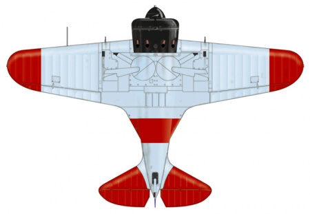 48020 Истребитель И-16 Супермоска ВВС Испанской республики ARK model