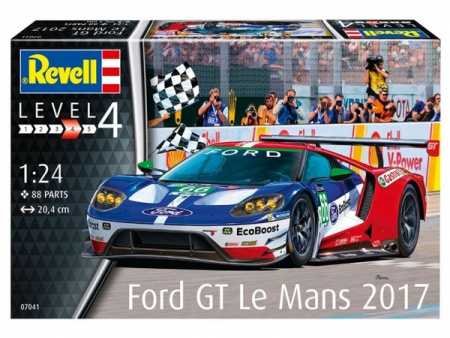 07041RE Автомобиль Ford GT Le Mans 2017 Revell 07041RE Автомобиль Ford GT Le Mans 2017 Revell