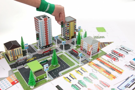 100-pdd-001 Макет ПДД. Набор №1.