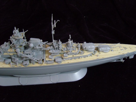 AW20001 Деревянная палуба для DKM Bismarck