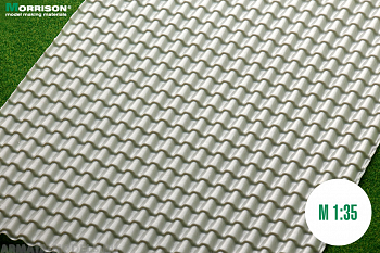 041tch035 Объёмная текстура черепицы  М1:35 (Лист А4- 19см.х28см.) 041tch035 Объёмная текстура черепицы  М1:35 (Лист А4- 19см.х28см.)