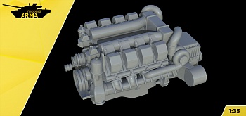 AM35920 Двигатель ультрадетализированный для Центурион