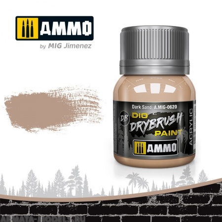 AMIG0620 Ammo Mig Краска акриловая DRYBRUSH  DARK SAND