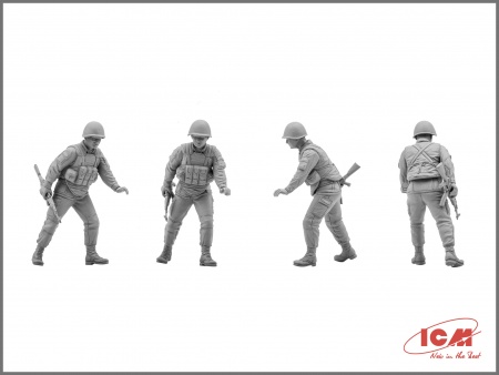 35031 Фигуры Советские саперы, советско-афганская война(1979-1988) ICM