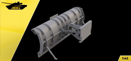 AM43015 Отвал Neo KAMAZ-65115 Самосвал