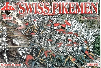 RB72061 Фигуры Swiss Infantry (Pike) 16th century  RB72061 Фигуры Swiss Infantry (Pike) 16th century