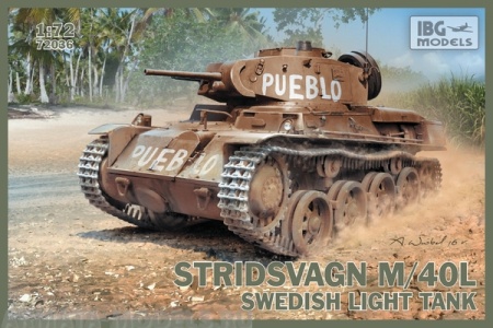 IBG72036 Танк Stridsvagn M/40 L Swedish light tank IBG models