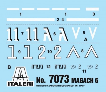 7073ИТ ТАНК MAGACH 6 Italeri