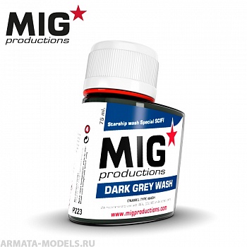 MIGP223 Смывка Dark Grey Wash 75ml