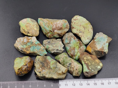 AAM0040 Бирюза натуральная, пиленая, не полированная, Казахстан.