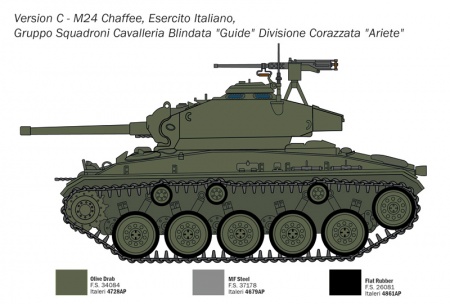 6761ИТ Танк M24 CHAFFEE Italeri