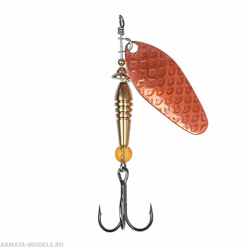 Блесна Вращ.премиум Мира 4 12гр цв. 06 медь чешуя (PR-M4-06) Premier
