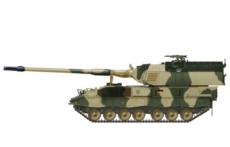 TS-019 GERMAN PANZERHAUBITZE 2000 SELF-PROPELLED HOWITZER w/ADD-ON ARMOR Meng