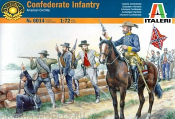 6014ИТ Солдатики Confederate Troops (American Civil War)