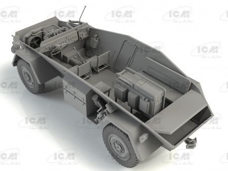 35111 Sd.Kfz. 247 Ausf.B с экипажем ICM