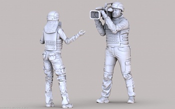 AM35743 Набор фигур Репортеры (2 шт)