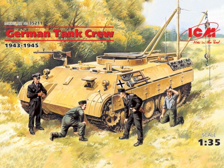 35211 Фигуры Германский танковый экипаж (1943-1945) ICM 35211 Фигуры Германский танковый экипаж (1943-1945) ICM