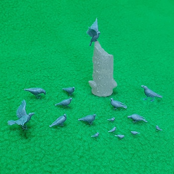 6033 набор фигурок 'Городские птицы' масштаб 1:35