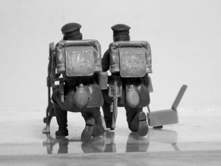 35711 Фигуры, Германский пулеметный расчет І МВ ICM