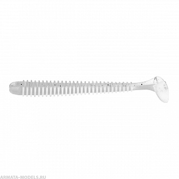 Виброхвост Liny Catcher 2,35"/6 см White & Sparkes 12шт. (HS-5-002) Helios