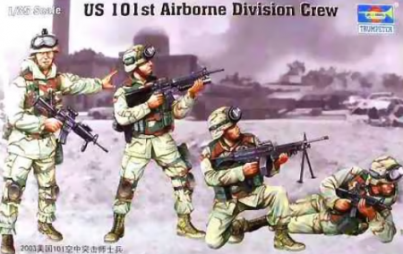 00410P US 101st Airborne Division Crew Trumpeter
