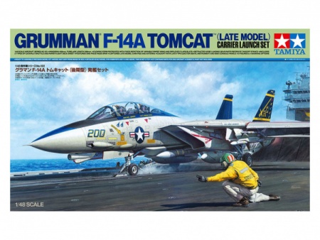 61122T Самолет  F-14A (Late) Launch Set Tamiya