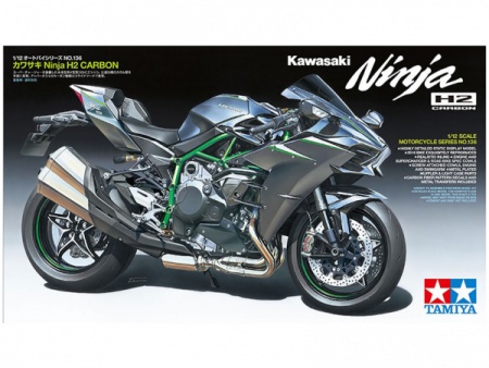14136T 1/12 Kawasaki Ninja H2 Carbon Tamiya