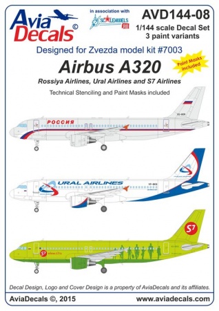 14408 Декаль AVD Эйрбас А320