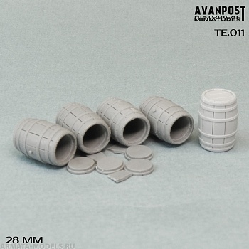 TE.011АП Миниатюра Бочка большая