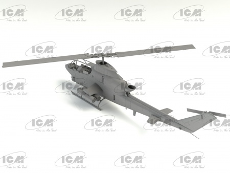 32062 AH-1G Cobra с американскими вертолетчиками (война во Вьетнаме) ICM
