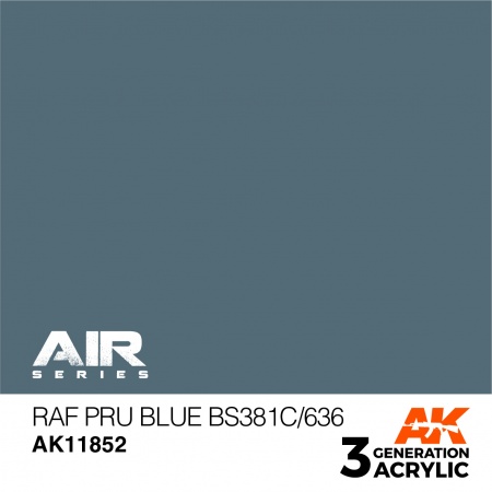 AK11852 Краска акриловая 3Gen RAF PRU Blue BS381C/636
